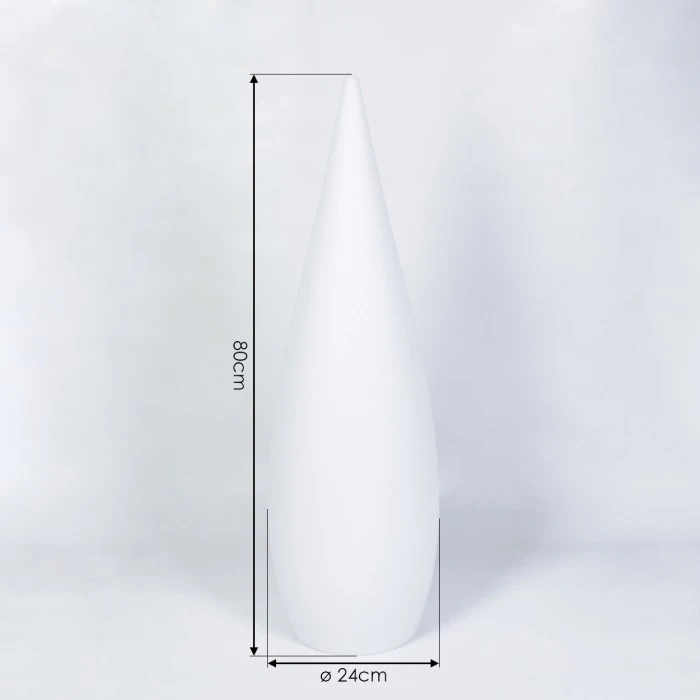 Hofstein Bouilli Außenstehleuchte LED Weiß, 1-flammig, Fernbedienung, Farbwechsler 6 Hofstein Bouilli Außenstehleuchte LED Weiß, 1-flammig, Fernbedienung, Farbwechsler – Bild 4