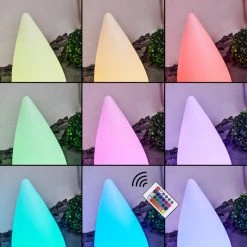 Hofstein Bouilli Außenstehleuchte LED Weiß, 1-flammig, Fernbedienung, Farbwechsler -Günstiges Wegeleuchten Geschäft bouilli aussenstehleuchte h3446201 1