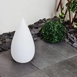 Hofstein Bouilli Außenstehleuchte LED Weiß, 1-flammig, Fernbedienung, Farbwechsler -Günstiges Wegeleuchten Geschäft bouilli aussenstehleuchte h3446201 9