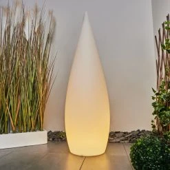 Hofstein Bouilli Außenstehleuchte LED Weiß, 1-flammig, Fernbedienung, Farbwechsler -Günstiges Wegeleuchten Geschäft bouilli aussenstehleuchte h3447192 10