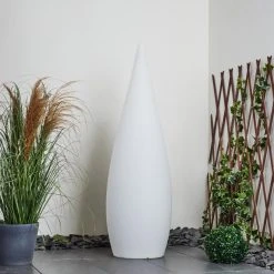 Hofstein Bouilli Außenstehleuchte LED Weiß, 1-flammig, Fernbedienung, Farbwechsler -Günstiges Wegeleuchten Geschäft bouilli aussenstehleuchte h3447192 9