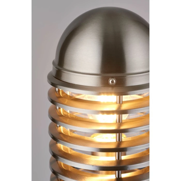 Brilliant Leuchten Elmore Wegeleuchte Silber, 1-flammig 5 Brilliant Leuchten Elmore Wegeleuchte Silber, 1-flammig – Bild 3