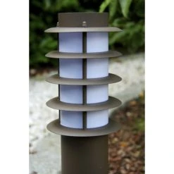 Brilliant Leuchten Brilliant Malo Außensockelleuchte Grün, Braun, 1-flammig -Günstiges Wegeleuchten Geschäft brilliant malo aussensockelleuchte 46884 55 do1 7