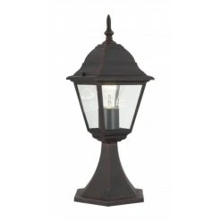 Brilliant Leuchten Brilliant Newport Außensockelleuchte Transparent, 1-flammig