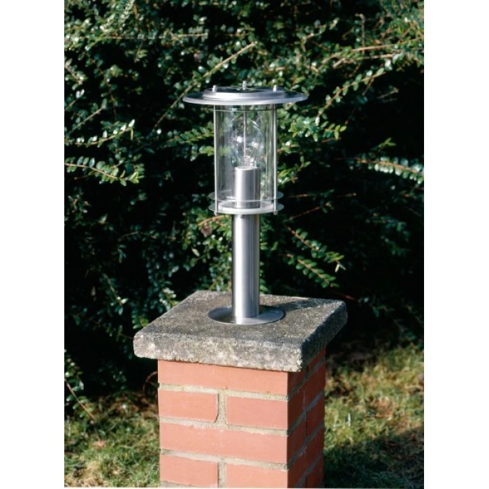 Brilliant Leuchten Brilliant York Außensockelleuchte Edelstahl, 1-flammig 3 Brilliant Leuchten Brilliant York Außensockelleuchte Edelstahl, 1-flammig
