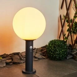 Hofstein Bubodefo Wegeleuchte Anthrazit, 1-flammig, Bewegungsmelder -Günstiges Wegeleuchten Geschäft bubodefo wegeleuchte h3438923 10