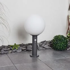 Hofstein Bubodefo Wegeleuchte Anthrazit, 1-flammig, Bewegungsmelder -Günstiges Wegeleuchten Geschäft bubodefo wegeleuchte h3438923 11