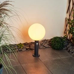 Hofstein Bubodefo Wegeleuchte Anthrazit, 1-flammig, Bewegungsmelder -Günstiges Wegeleuchten Geschäft bubodefo wegeleuchte h3438923 8