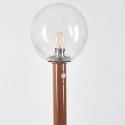 Hofstein Bubodefo Wegeleuchte Braun, Holzoptik, 1-flammig, Bewegungsmelder -Günstiges Wegeleuchten Geschäft bubodefo wegeleuchte h3600863 7