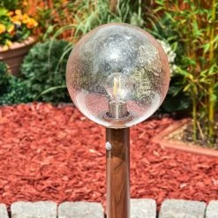 Hofstein Bubodefo Wegeleuchte Braun, Holzoptik, 1-flammig, Bewegungsmelder -Günstiges Wegeleuchten Geschäft bubodefo wegeleuchte h3600863 8