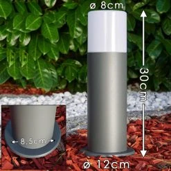 Hofstein Buhrkall Sockelleuchte Anthrazit, 1-flammig -Günstiges Wegeleuchten Geschäft buhrkall sockelleuchte h3345993 1