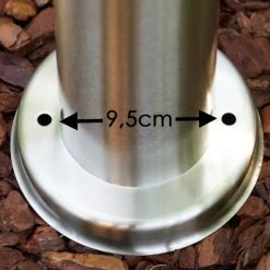 Hofstein Caserta Aussenstehleuchte Edelstahl, 1-flammig, Bewegungsmelder -Günstiges Wegeleuchten Geschäft caserta aussenstehleuchte h161853 3