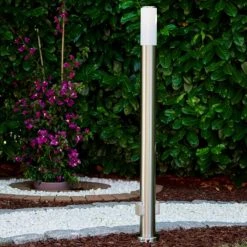 Hofstein Caserta Aussenstehleuchte Edelstahl, 1-flammig -Günstiges Wegeleuchten Geschäft caserta aussenstehleuchte h165776 11