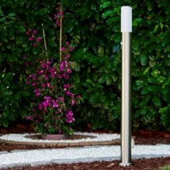 Hofstein Caserta Aussenstehleuchte Edelstahl, 1-flammig, Bewegungsmelder -Günstiges Wegeleuchten Geschäft caserta aussenstehleuchte h306548 13