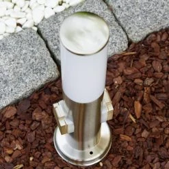 Hofstein Caserta Sockelleuchte Edelstahl, 1-flammig -Günstiges Wegeleuchten Geschäft caserta sockelleuchte h165769 13