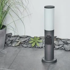 Hofstein Caserta Sockelleuchte Anthrazit, 1-flammig -Günstiges Wegeleuchten Geschäft caserta sockelleuchte h3017890 10