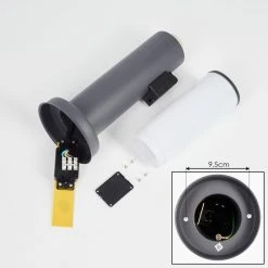 Hofstein Caserta Sockelleuchte Anthrazit, 1-flammig -Günstiges Wegeleuchten Geschäft caserta sockelleuchte h3017890 4