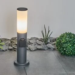 Hofstein Caserta Sockelleuchte Anthrazit, 1-flammig -Günstiges Wegeleuchten Geschäft caserta sockelleuchte h3017890 9