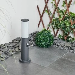 Hofstein Caserta Sockelleuchte Anthrazit, 1-flammig, Bewegungsmelder -Günstiges Wegeleuchten Geschäft caserta sockelleuchte h3017906 11