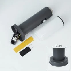 Hofstein Caserta Sockelleuchte Anthrazit, 1-flammig, Bewegungsmelder -Günstiges Wegeleuchten Geschäft caserta sockelleuchte h3017906 4