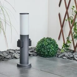 Hofstein Caserta Sockelleuchte Anthrazit, 1-flammig -Günstiges Wegeleuchten Geschäft caserta sockelleuchte h3017920 1