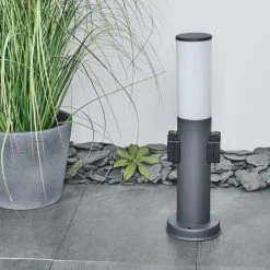 Hofstein Caserta Sockelleuchte Anthrazit, 1-flammig -Günstiges Wegeleuchten Geschäft caserta sockelleuchte h3017920 10