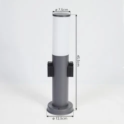 Hofstein Caserta Sockelleuchte Anthrazit, 1-flammig -Günstiges Wegeleuchten Geschäft caserta sockelleuchte h3017920 3