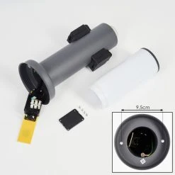 Hofstein Caserta Sockelleuchte Anthrazit, 1-flammig -Günstiges Wegeleuchten Geschäft caserta sockelleuchte h3017920 4