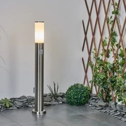 Hofstein Caserta Wegeleuchte Nickel-Matt, 1-flammig, Bewegungsmelder -Günstiges Wegeleuchten Geschäft caserta wegeleuchte h3018422 6