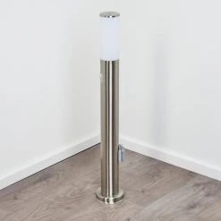 Hofstein Caserta Wegeleuchte Nickel-Matt, 1-flammig, Bewegungsmelder -Günstiges Wegeleuchten Geschäft caserta wegeleuchte h3018422 7