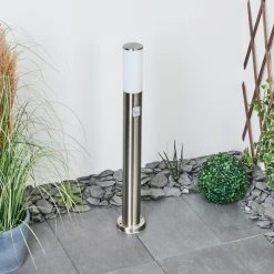 Hofstein Caserta Wegeleuchte Nickel-Matt, Weiß, 1-flammig, Bewegungsmelder -Günstiges Wegeleuchten Geschäft caserta wegeleuchte h3018446 9