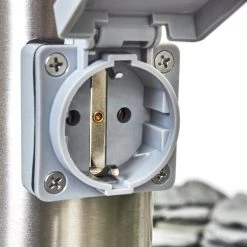 Hofstein Caserta Wegeleuchte Nickel-Matt, 1-flammig, Bewegungsmelder -Günstiges Wegeleuchten Geschäft caserta wegeleuchte h3536483 4