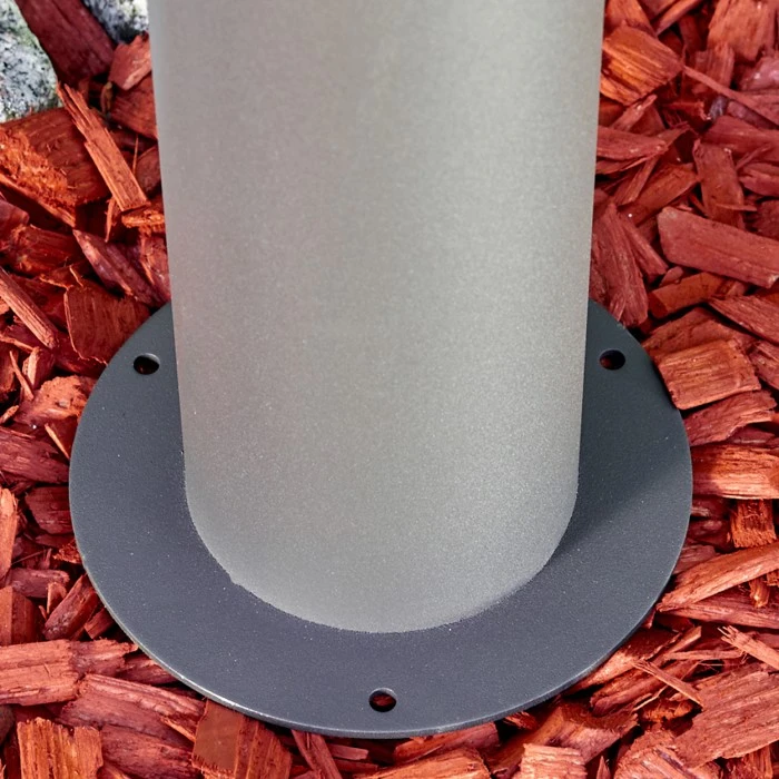 Hofstein Chelmsford Aussenstehleuchte LED Grau, 1-flammig 11 Hofstein Chelmsford Aussenstehleuchte LED Grau, 1-flammig – Bild 9