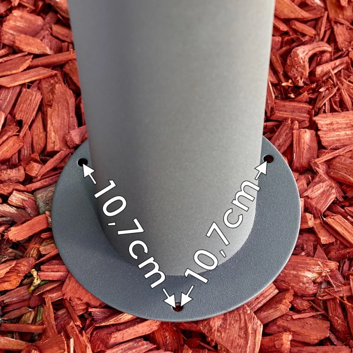 Hofstein Chelmsford Sockelleuchte LED Anthrazit, 1-flammig 13 Hofstein Chelmsford Sockelleuchte LED Anthrazit, 1-flammig – Bild 11