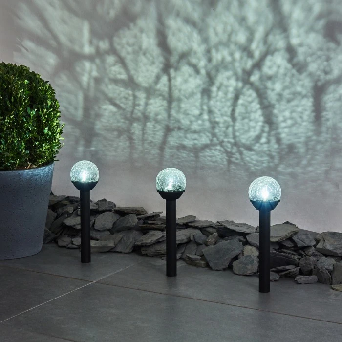 Hofstein Colognole 3er Set Solar-Wegeleuchte LED Schwarz, 1-flammig 13 Hofstein Colognole 3er Set Solar-Wegeleuchte LED Schwarz, 1-flammig – Bild 11
