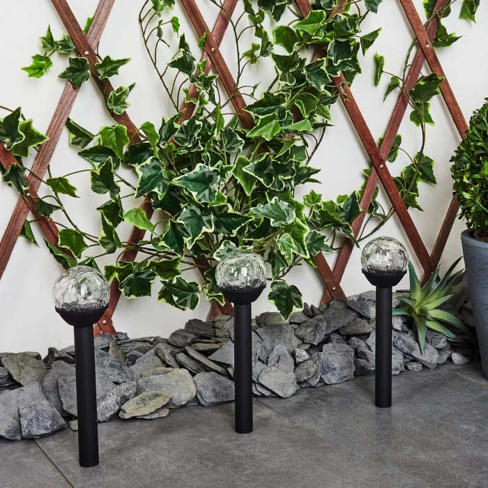 Hofstein Colognole 3er Set Solar-Wegeleuchte LED Schwarz, 1-flammig 16 Hofstein Colognole 3er Set Solar-Wegeleuchte LED Schwarz, 1-flammig – Bild 14