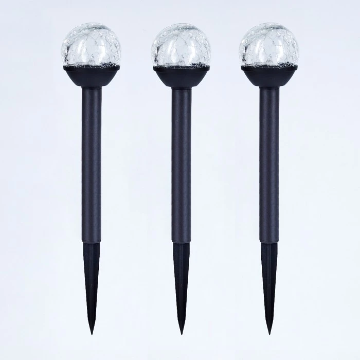 Hofstein Colognole 3er Set Solar-Wegeleuchte LED Schwarz, 1-flammig 10 Hofstein Colognole 3er Set Solar-Wegeleuchte LED Schwarz, 1-flammig – Bild 8