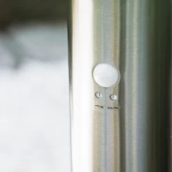 Hofstein Dakar Aussenstehleuchte Edelstahl, 1-flammig, Bewegungsmelder -Günstiges Wegeleuchten Geschäft dakar aussenstehleuchte h120 12