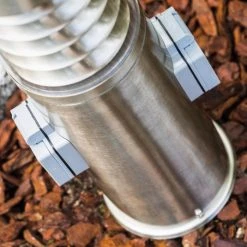 Hofstein Dakar Sockelleuchte Edelstahl, 1-flammig -Günstiges Wegeleuchten Geschäft dakar sockelleuchte h168005 2