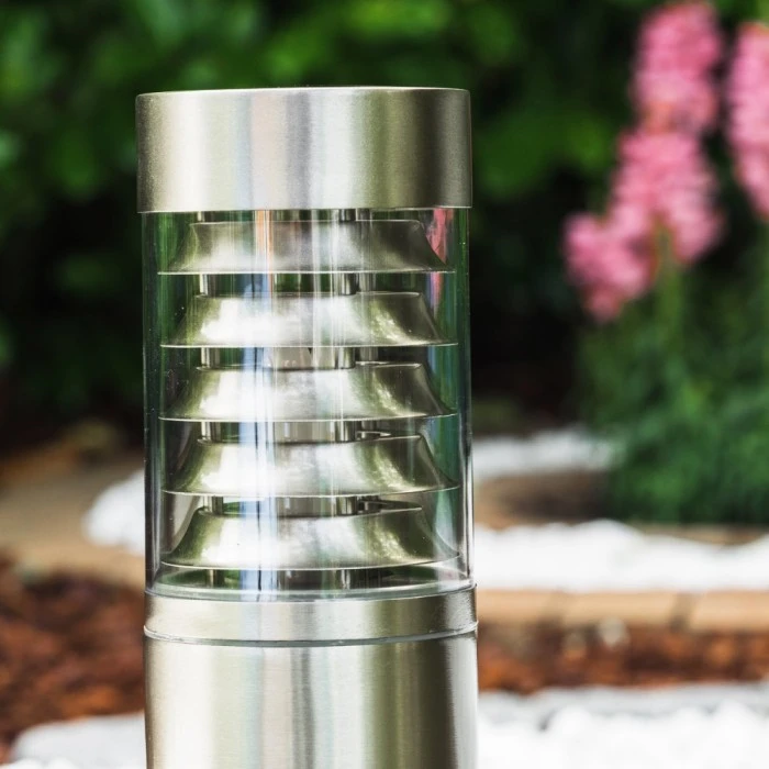 Hofstein Dakar Sockelleuchte Edelstahl, 1-flammig 13 Hofstein Dakar Sockelleuchte Edelstahl, 1-flammig – Bild 11