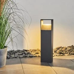 Hofstein Dubona Außenwegeleuchte LED Anthrazit, 1-flammig -Günstiges Wegeleuchten Geschäft dubona aussenwegeleuchte h3419656 10