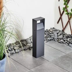 Hofstein Dubona Außenwegeleuchte LED Anthrazit, 1-flammig -Günstiges Wegeleuchten Geschäft dubona aussenwegeleuchte h3419656 11