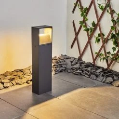 Hofstein Dubona Außenwegeleuchte LED Anthrazit, 1-flammig -Günstiges Wegeleuchten Geschäft dubona aussenwegeleuchte h3419656 12