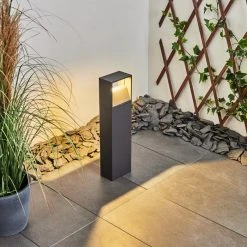 Hofstein Dubona Außenwegeleuchte LED Anthrazit, 1-flammig -Günstiges Wegeleuchten Geschäft dubona aussenwegeleuchte h3419656 13