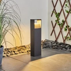 Hofstein Dubona Außenwegeleuchte LED Anthrazit, 1-flammig -Günstiges Wegeleuchten Geschäft dubona aussenwegeleuchte h3419656 8