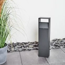 Hofstein Dubona Außenwegeleuchte LED Anthrazit, 1-flammig -Günstiges Wegeleuchten Geschäft dubona aussenwegeleuchte h3419656 9