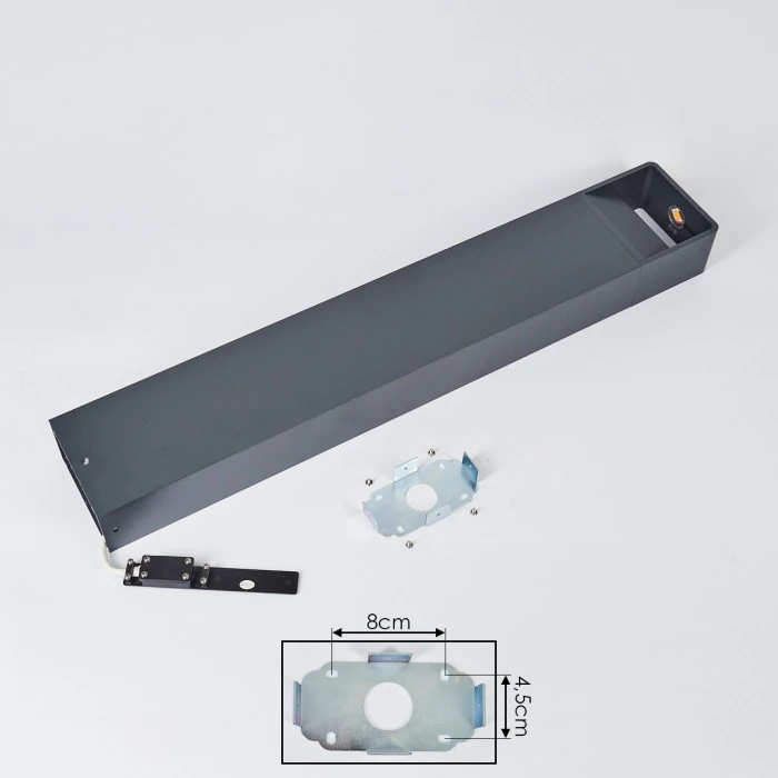 Hofstein Dubona Wegeleuchte LED Anthrazit, 1-flammig 7 Hofstein Dubona Wegeleuchte LED Anthrazit, 1-flammig – Bild 5