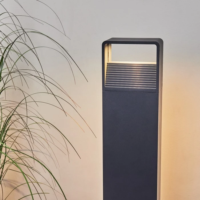 Hofstein Dubona Wegeleuchte LED Anthrazit, 1-flammig 9 Hofstein Dubona Wegeleuchte LED Anthrazit, 1-flammig – Bild 7