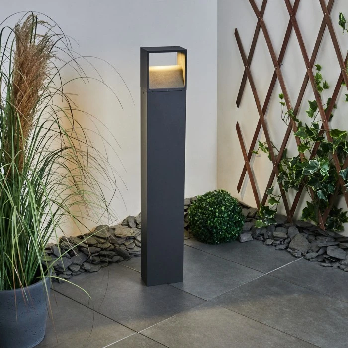 Hofstein Dubona Wegeleuchte LED Anthrazit, 1-flammig 13 Hofstein Dubona Wegeleuchte LED Anthrazit, 1-flammig – Bild 11