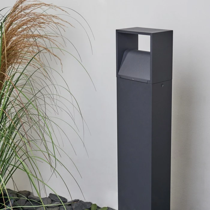 Hofstein Dubona Wegeleuchte LED Anthrazit, 1-flammig 14 Hofstein Dubona Wegeleuchte LED Anthrazit, 1-flammig – Bild 12
